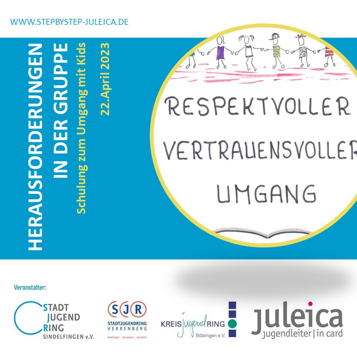 Juleica-Schulung am 22. April - Herausforderungen in der Gruppe - jetzt anmelden!